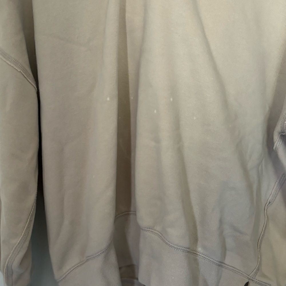 Abercrombie & Fitch Soft Collection Hoodie Sweatshirt Tan Size Small - Picture 6 of 10